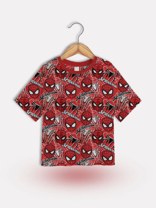 Spiderman Print Kids T-Shirt