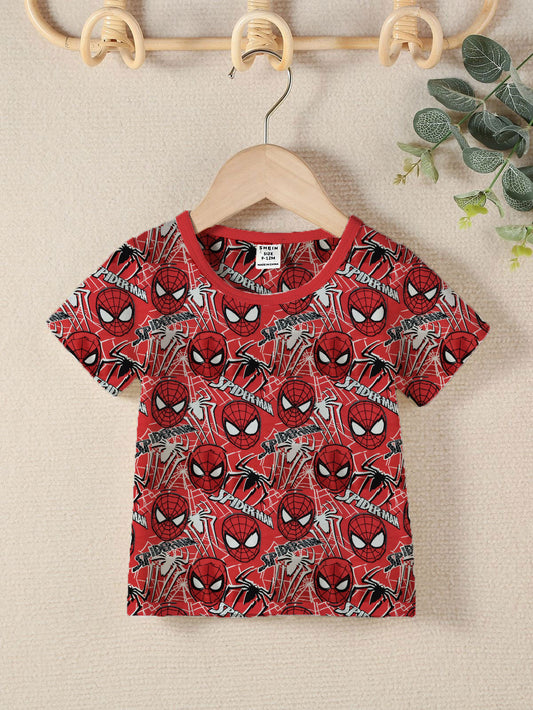 Spiderman Print Kids T-Shirt